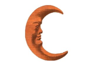 Face In Cresent Moon