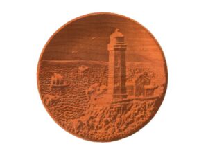 Lighthouse Scene on Concave Disc 16